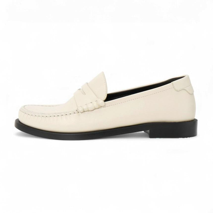 Saint Laurent Monogram Penny Leather Loafers Women’s Flat Shoes