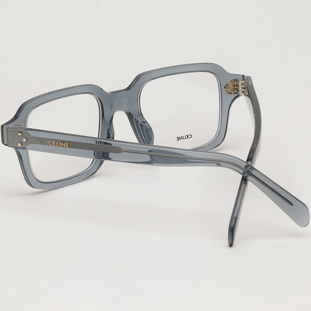 CELINE Rectangular Translucent Acetate Unisex Eyeglass Frames CL50144U 020
