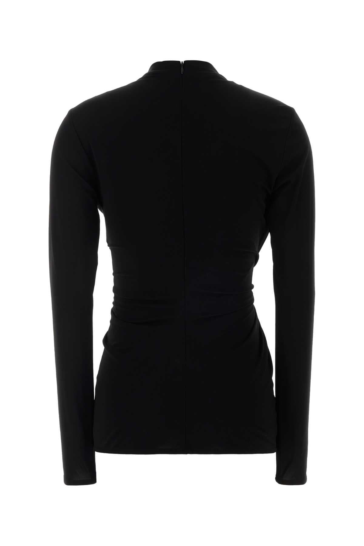 Bottega Veneta Black Knit Short Sleeve T-Shirt