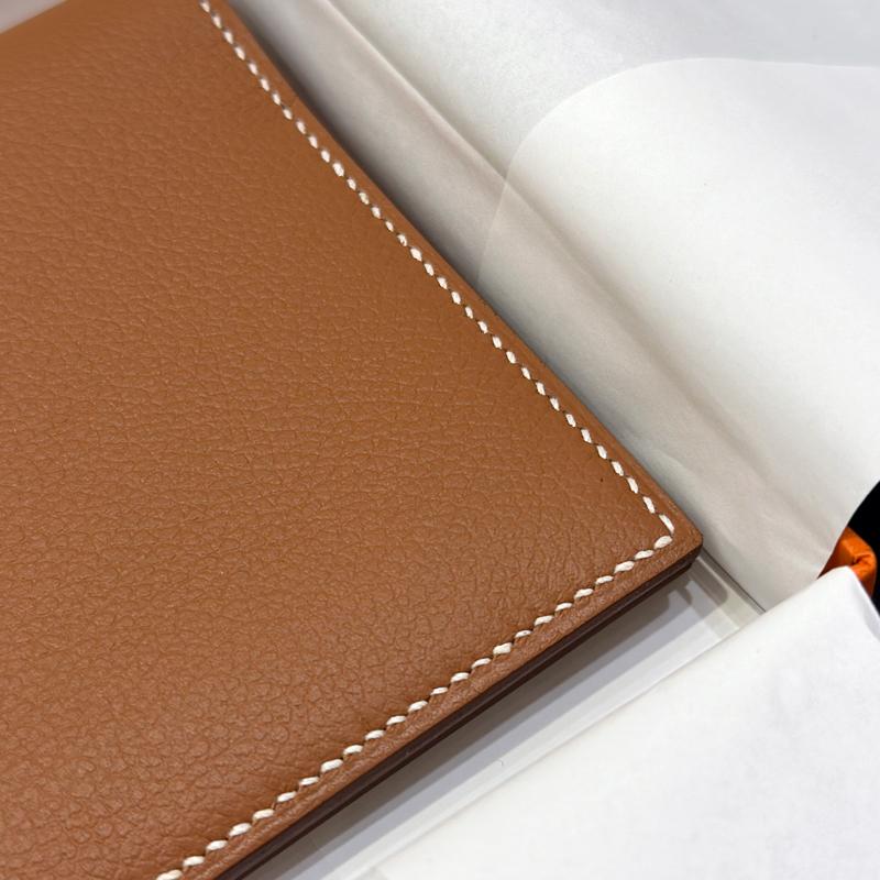 HERMES MC2 Fleming Wallet Epsom Calfskin Long Wallet Gold