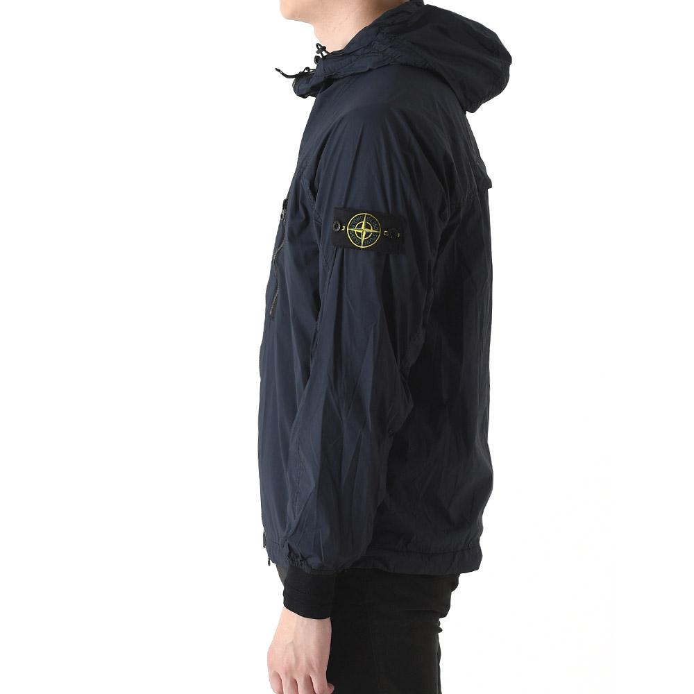 STONE ISLAND Skin Touch Packable Hooded Jacket Navy