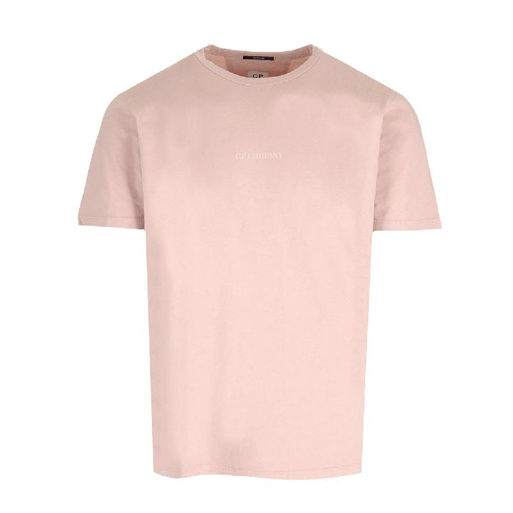 CP Company Logo Print T-Shirt Men’s 23SS Navy Cotton