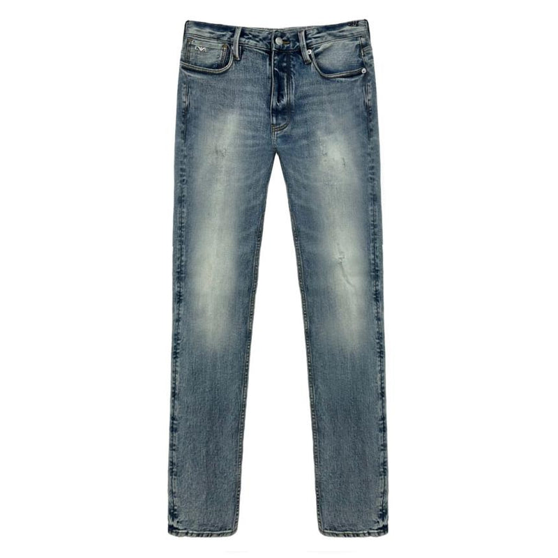 Emporio Armani Logo Denim Jeans Men’s Blue Pants