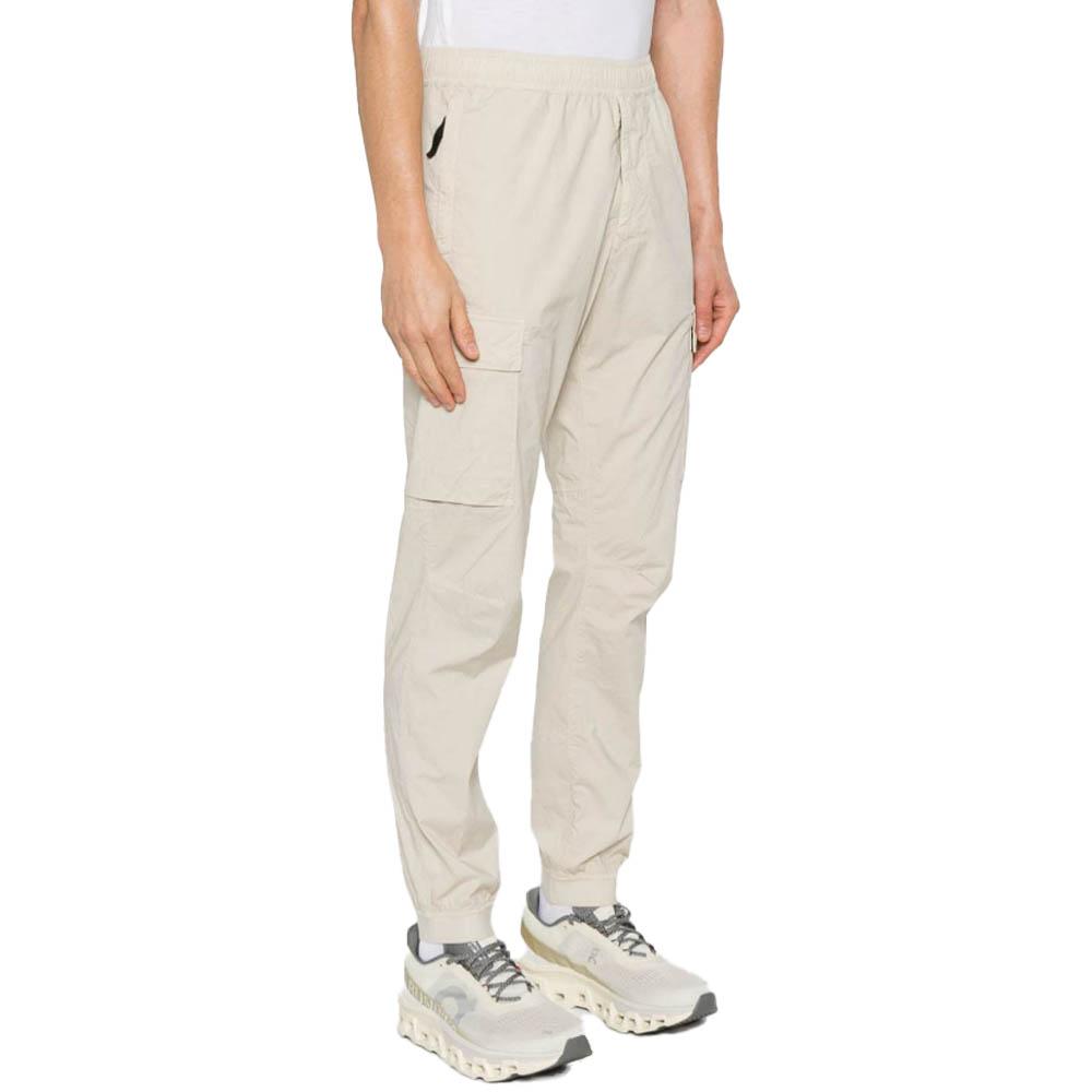 STONE ISLAND Sand Beige Logo Patch Elastic Waist Jogger P K1S153100031S0003V0095