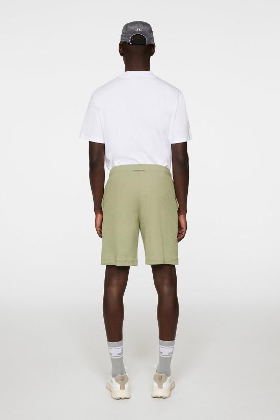 J LINDEBERG Oil Green Stretch Golf Short Pants for Men GMJS12257 M311