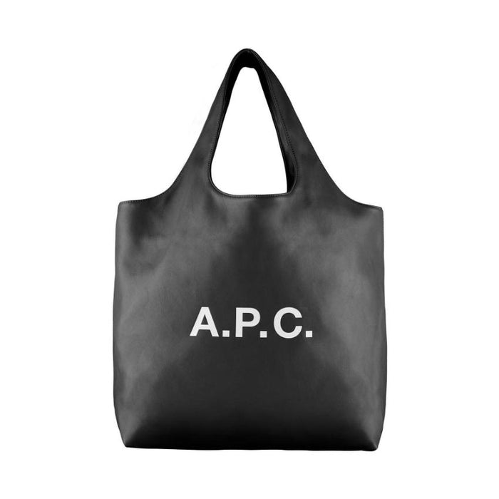 A.P.C. Ninon Leather Tote Bag Black