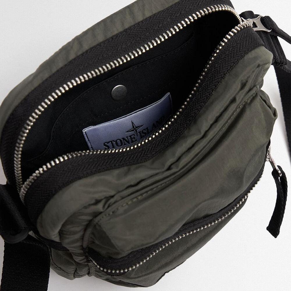 STONE ISLAND Coated Mini Crossbody Bag for Men 9200015
