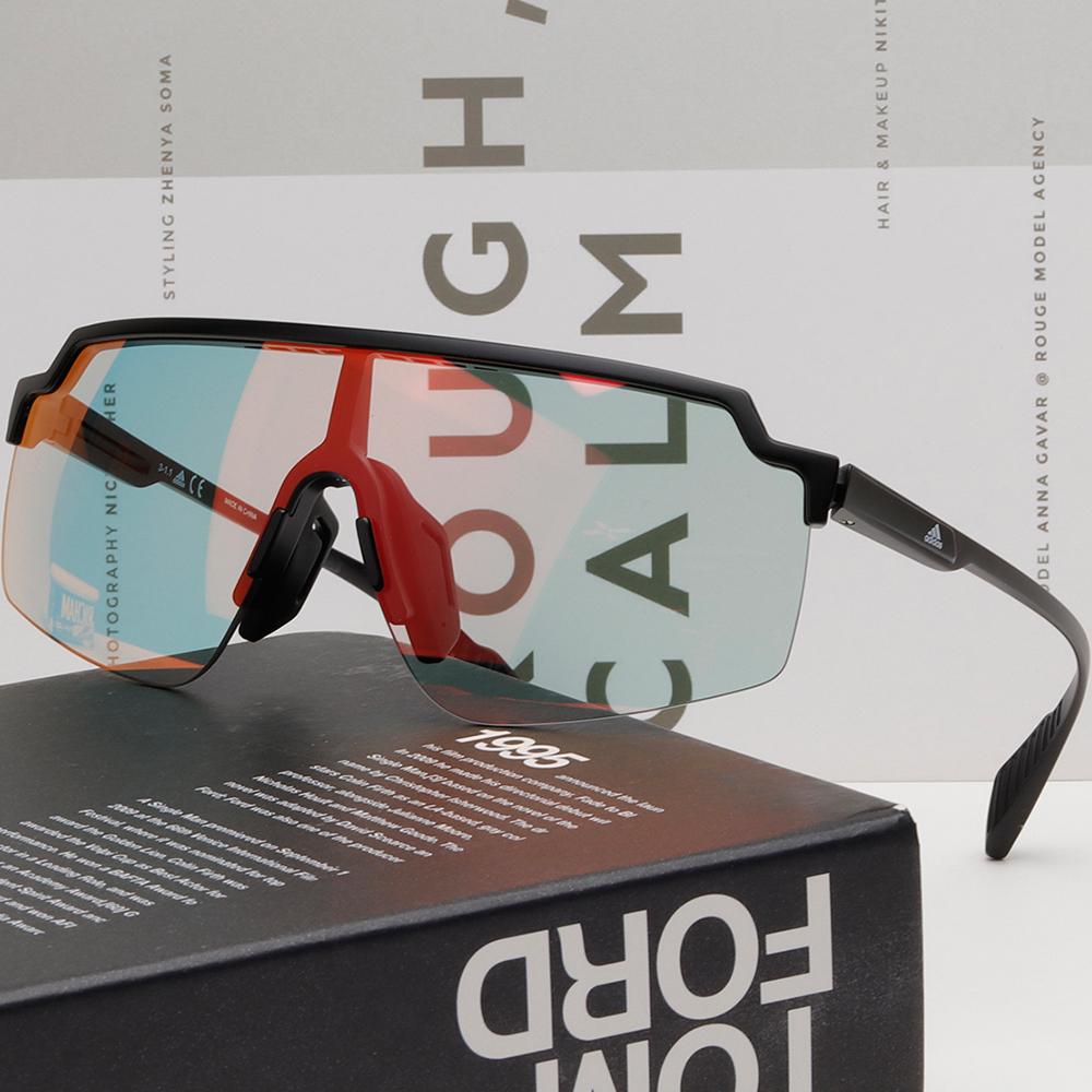 Adidas Photochromic Sports Sunglasses SP0018 01C Cycling Goggles Unisex