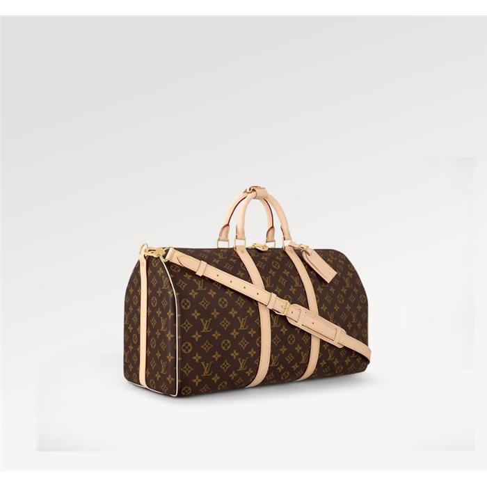 Louis Vuitton Keepall Bandouliere 50 Monogram Canvas Travel Shoulder Bag