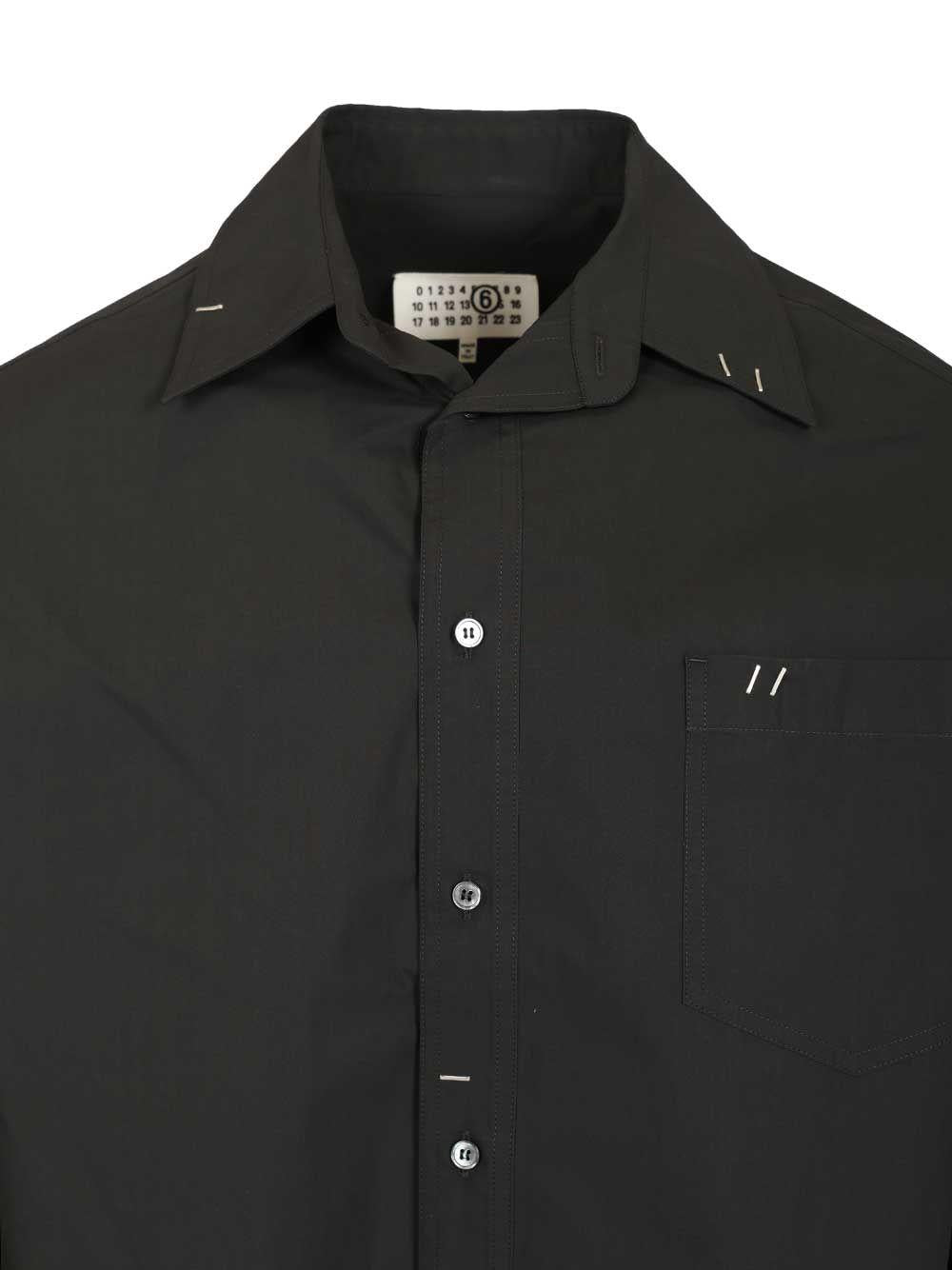 Maison Margiela Long Sleeve Shirt SS26 Black