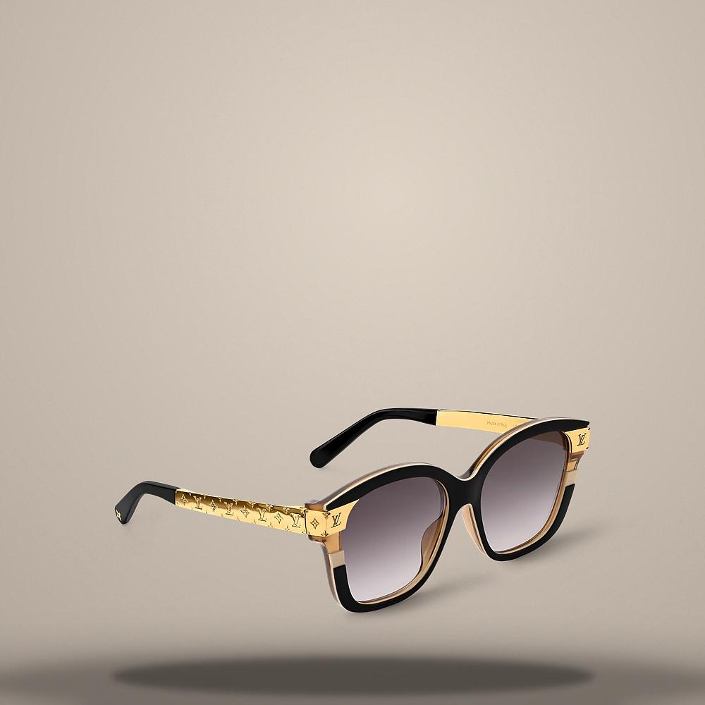 Louis Vuitton LV Petit Soupson Square Sunglasses Z3182E