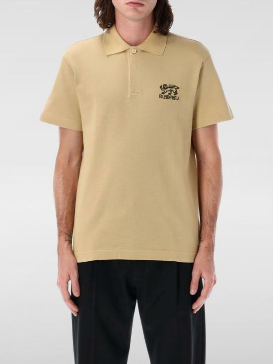 BURBERRY Logo Short Sleeve Polo Shirt for Men