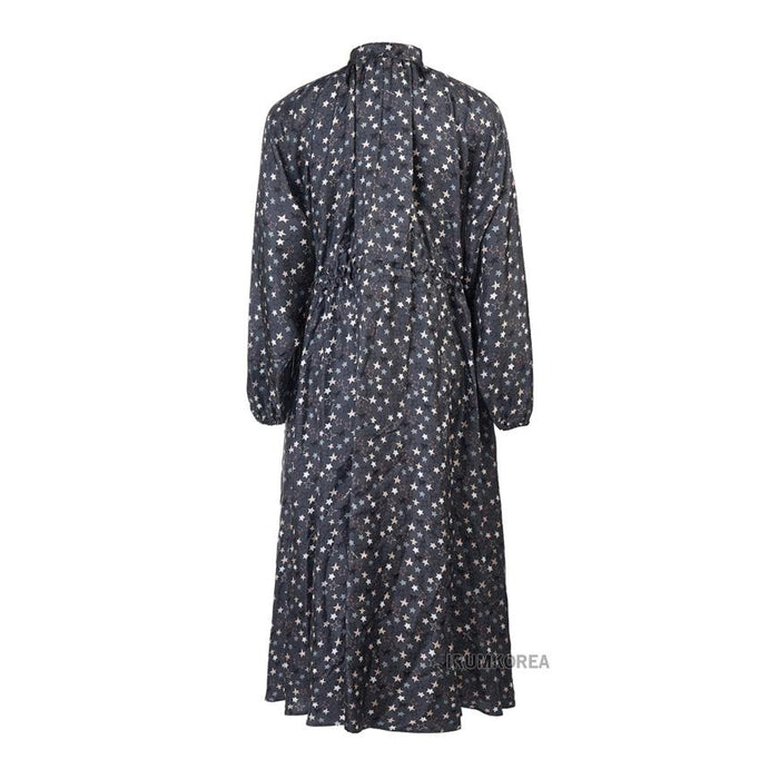 Max Mara Women's Aksé Silk Long Dress Black