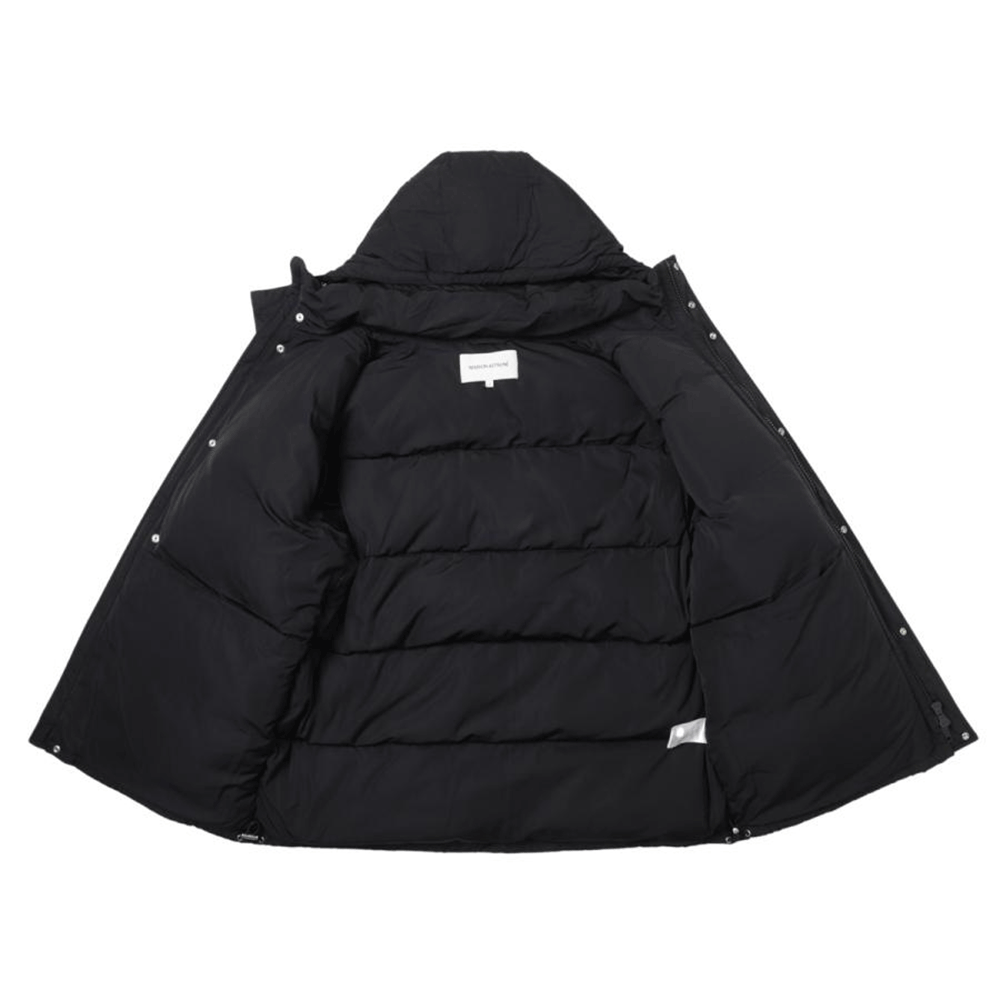 Maison Kitsune Bold Fox Logo Puffer Jacket Men’s Black Down LM02204 WQ4016 P199