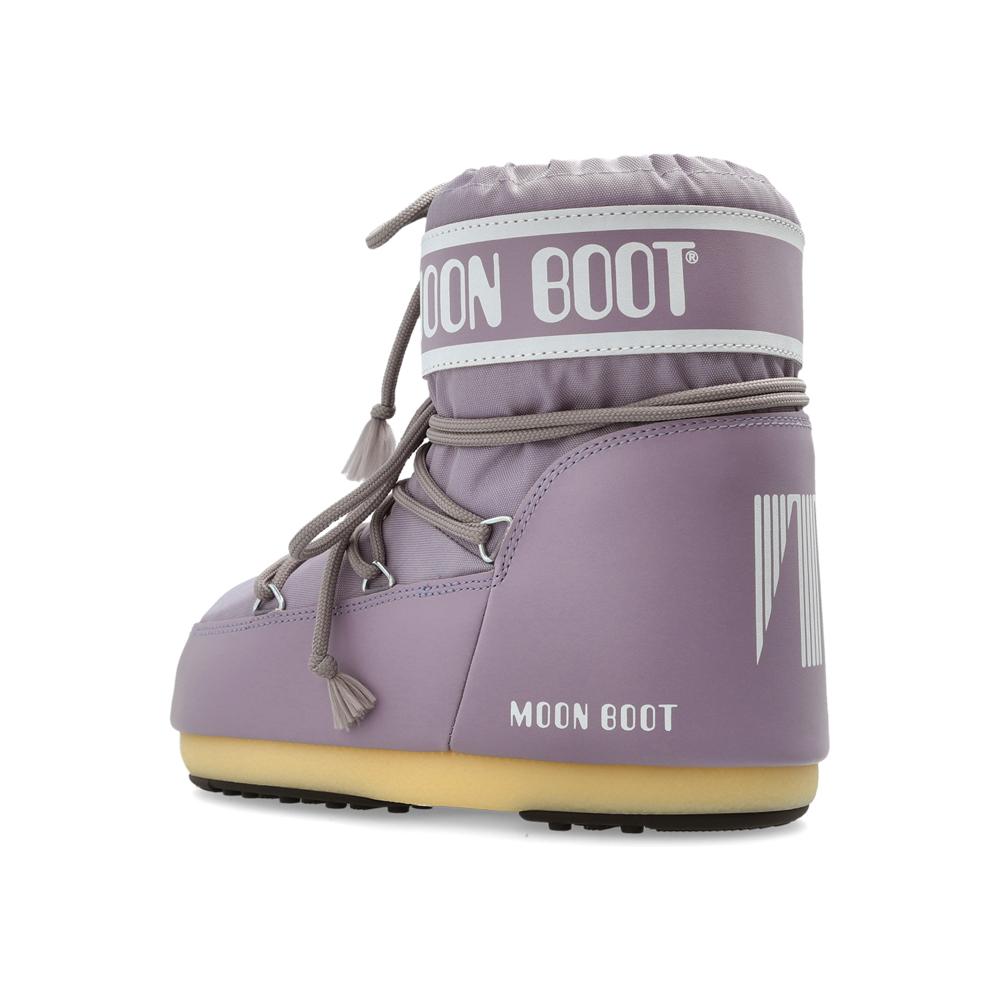 MOON BOOT Icon Low Nylon Ankle Boots Lilac Women’s 80D1409340 H032