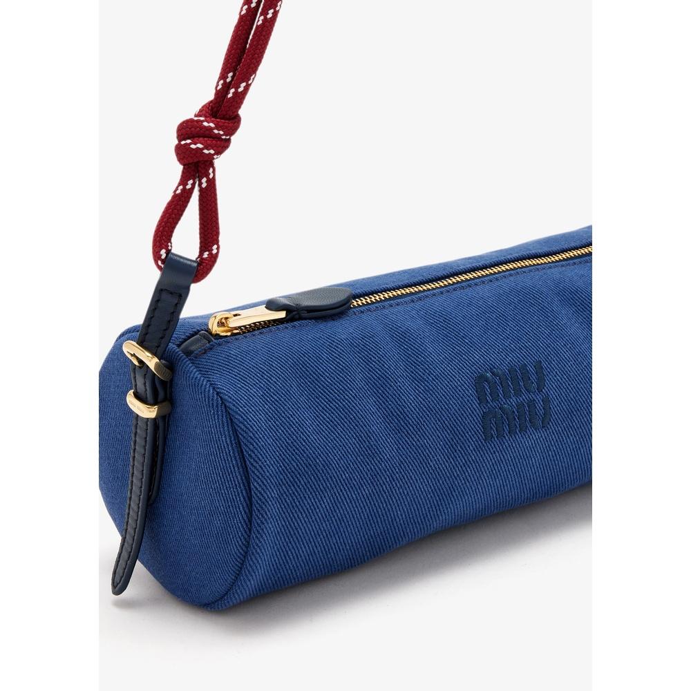 Miu Miu Gabardine Pouch Shoulder Bag