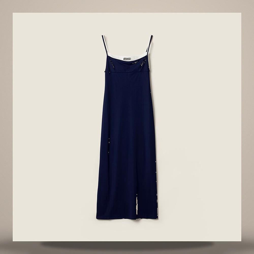 Miu Miu Stretch Jersey Midi Dress MF6436 122R F0008
