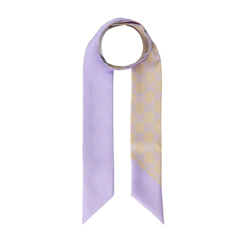 GUCCI GG Logo Silk Scarf for Women 855289 3G001 1569