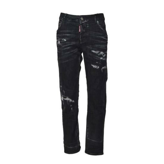 Dsquared2 Black Distressed Wash Cool Girl Jeans S72LB0837 S30503 900