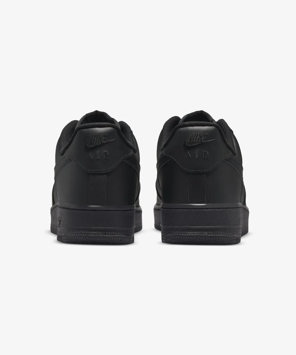 Nike Air Force 1 ’07 Low Triple Black Leather Sneakers CW2288 001