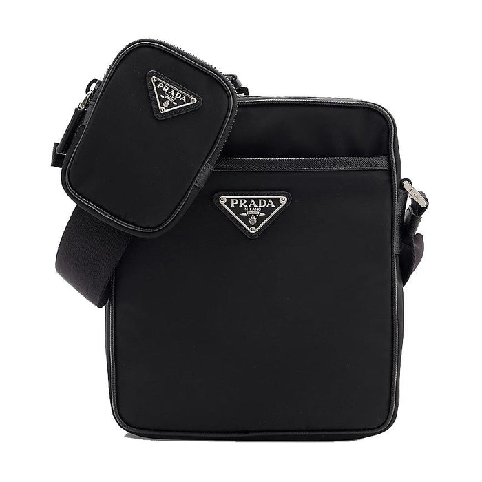 PRADA Re-Nylon Crossbody Bag Black