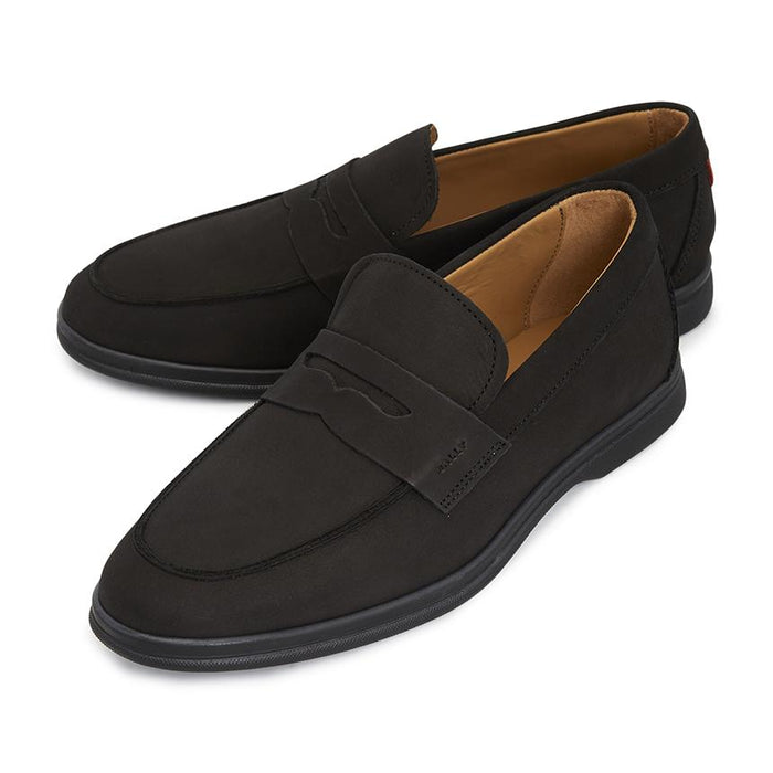 BALLY Webby Leather Loafers Men’s Black M O U901B 6313176