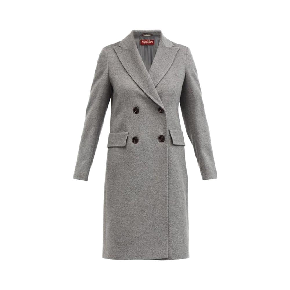 Max Mara MANUEL Gray Wool Coat 60161629 011