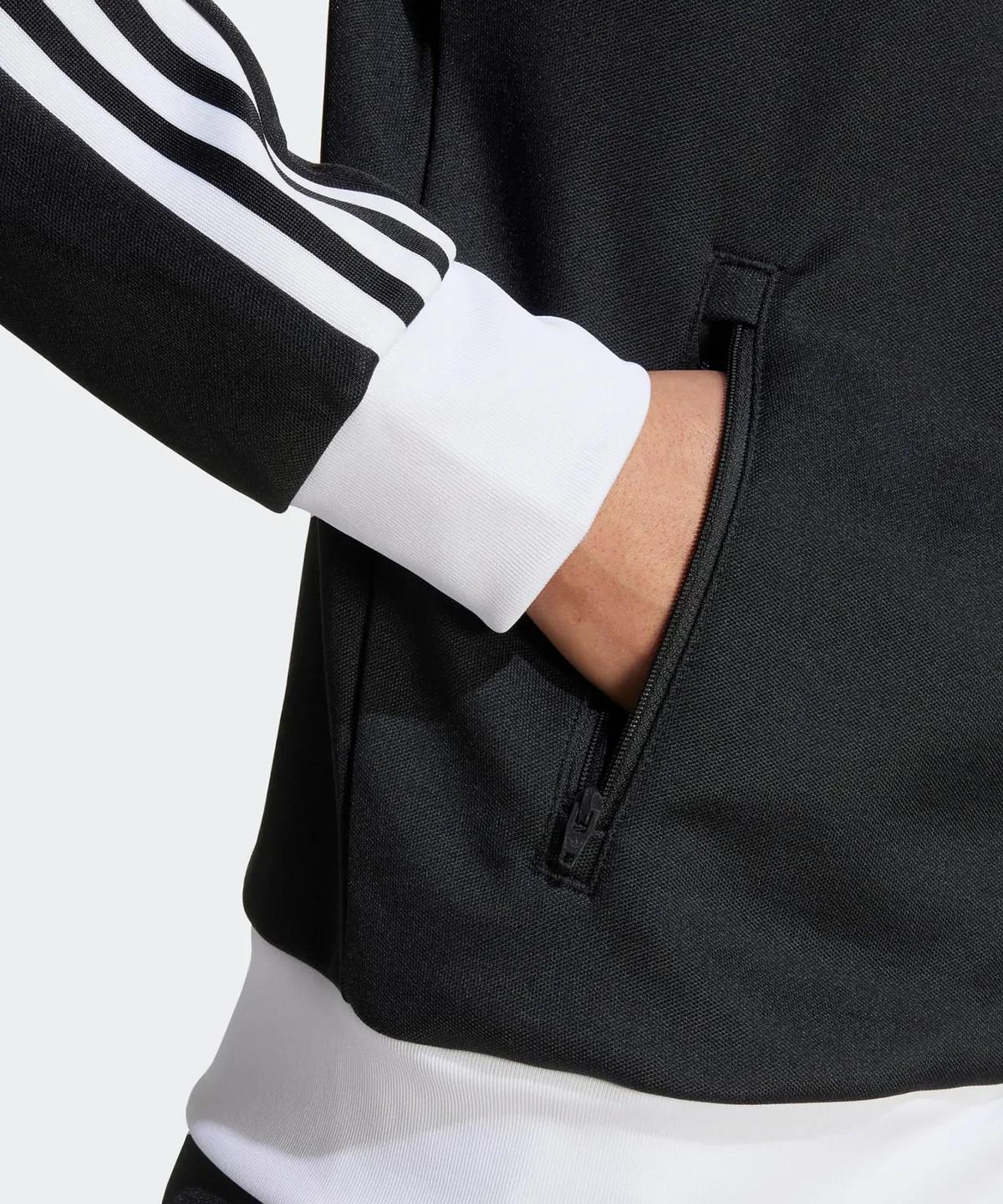 Adidas Originals Beckenbauer Track Top Black White Jacket IW3174