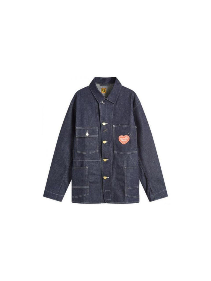 Humanmade Rigid Denim Coverall Jacket for Men HM28JK001