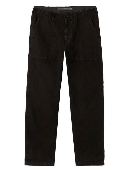 STONE ISLAND Brushed Cotton Canvas Organic Effect Classic Pant K1S15 S00WA V0129