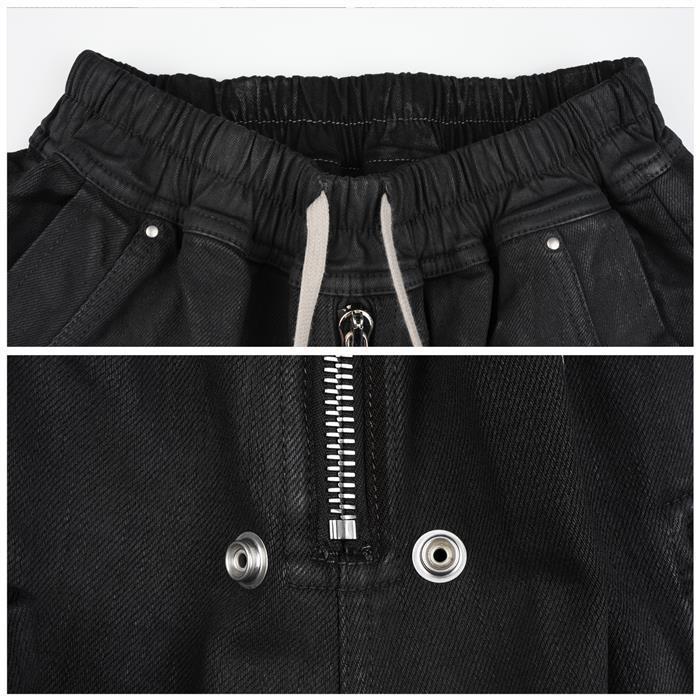 Rick Owens Darkshadow Cotton Double Cargo Jumbo Pants DU02E7398 BW 99X