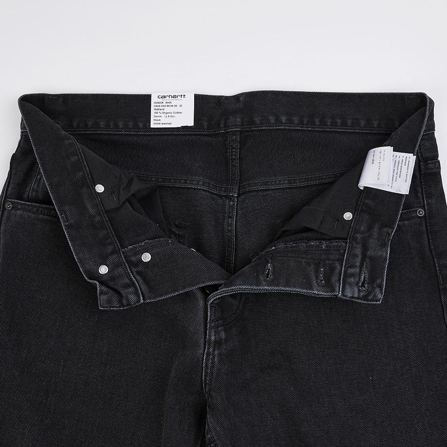 CARHARTT WIP Newel Pants Men’s Classic Trousers Navy Cotton