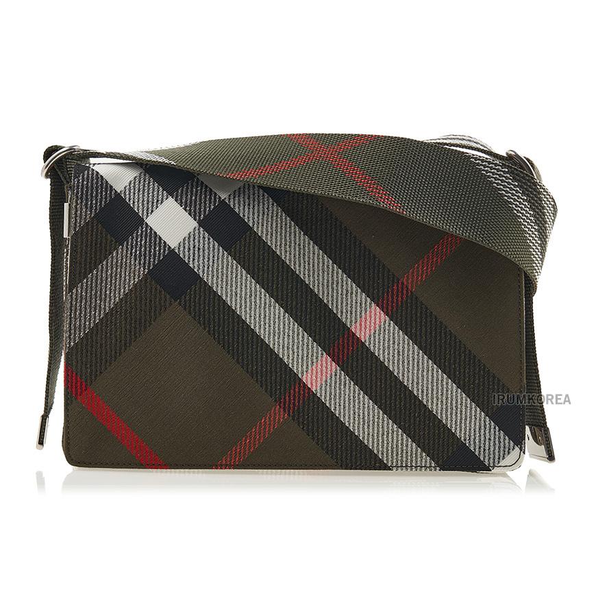 BURBERRY Check Trench Crossbody Bag for Men