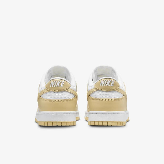 Nike Dunk Low Team Gold and White Low-Top Sneakers