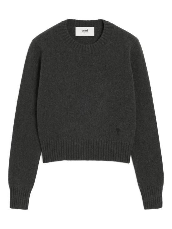 AMI Heart Cashmere Crewneck Sweater Men FKS832 005 020
