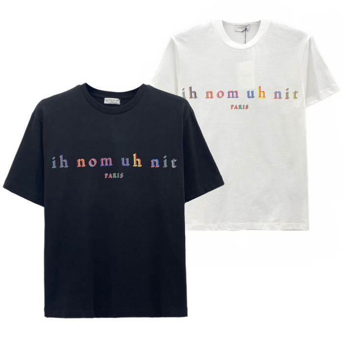 IH NOM UH NIT Rainbow Logo Short Sleeve T-Shirt 2 Colors