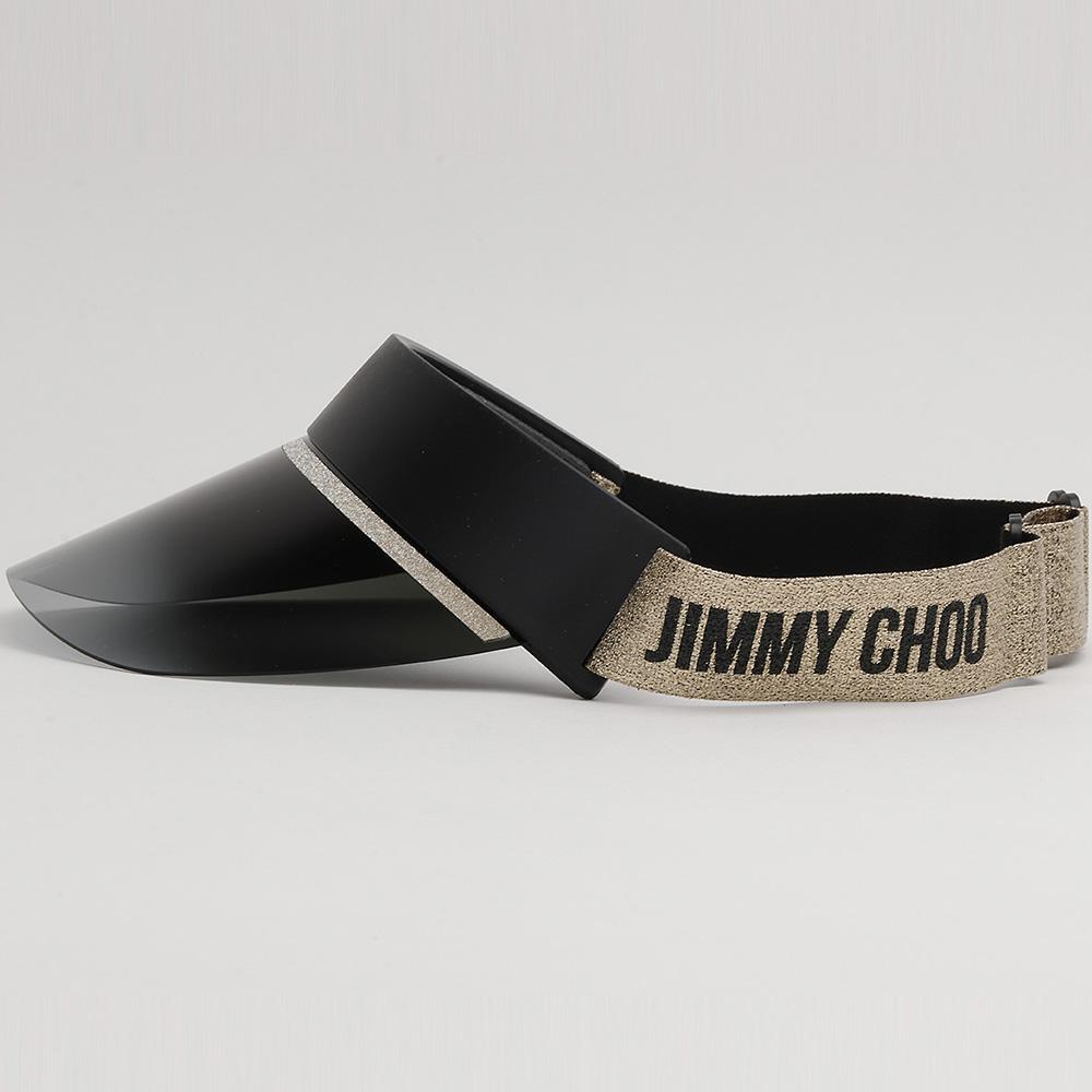 Jimmy Choo Black Gold Pearl Sun Visor Sunglasses Unisex CALIX 2M29O