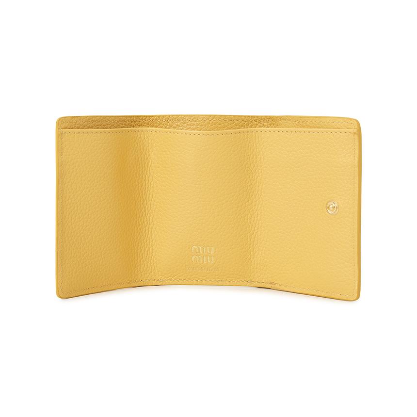 Miu Miu Women’s Leather Bifold Wallet 5MH021 ADT7 F0F06