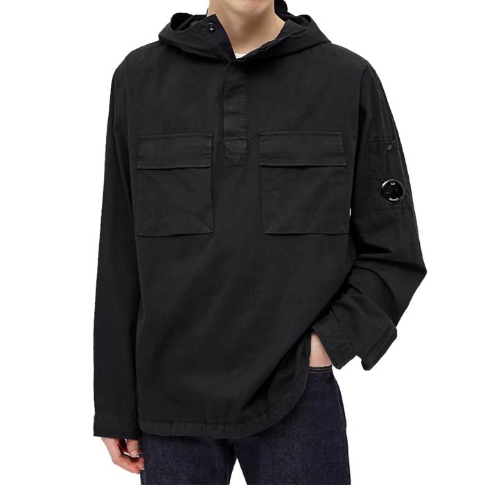 CP Company Black Anorak Long Sleeve Shirt