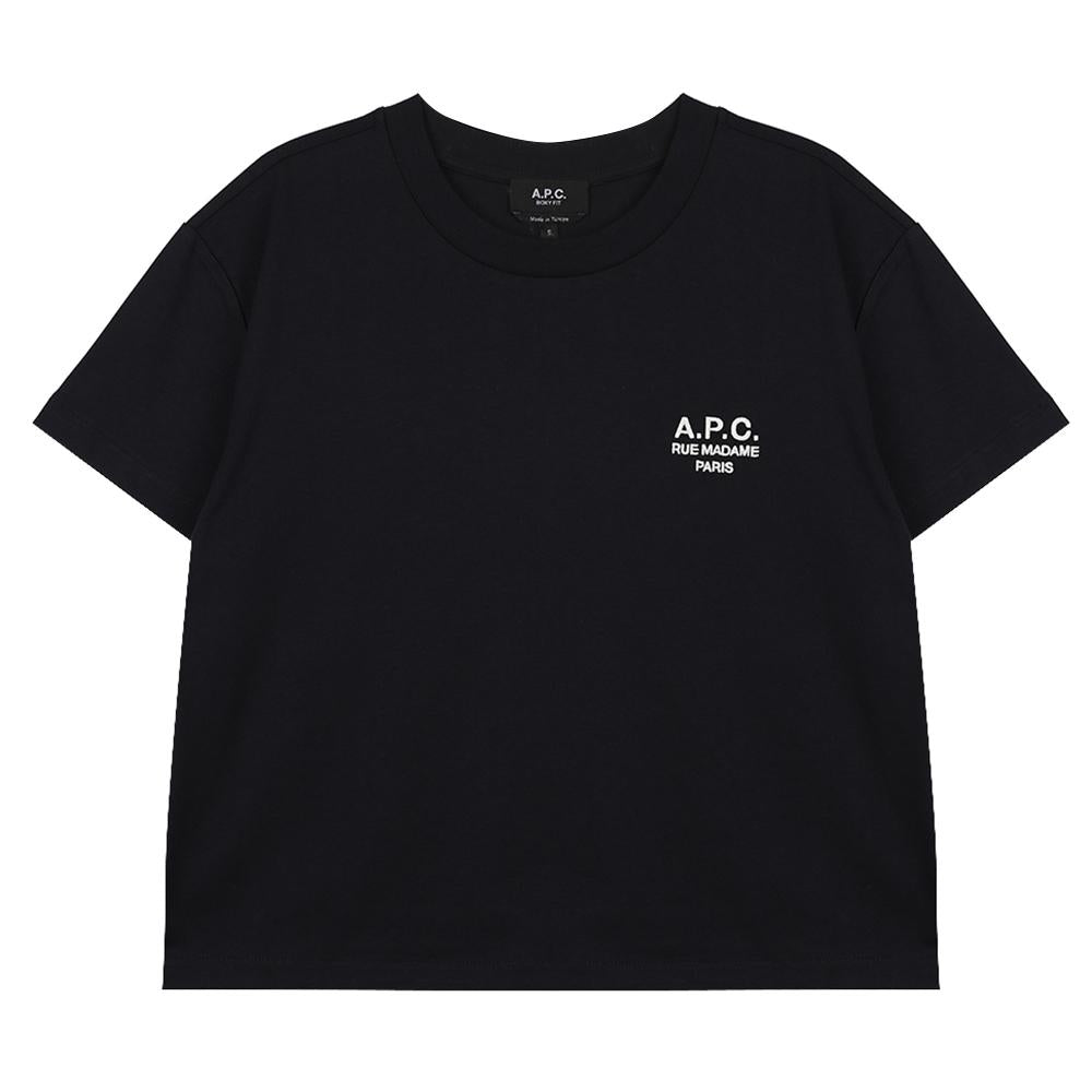 A.P.C. Chest Logo Short Sleeve T-Shirt COHBM F26389 TIQ