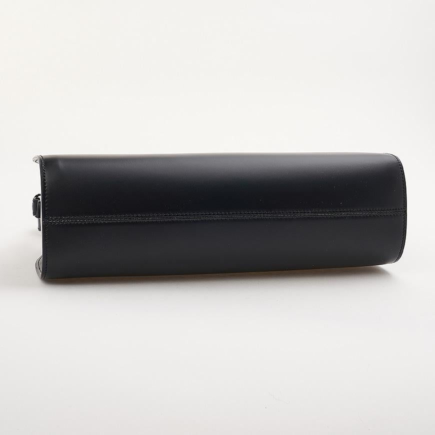 A.P.C. Demi Lune Small Tote Bag Black Leather Women’s