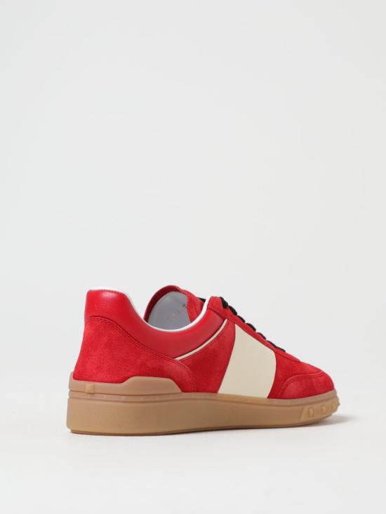VALENTINO Garavani Leather Low- 6Y2S0H77LALRJA6Y2S0H77LALRJA CORAL RED IVORY DOM