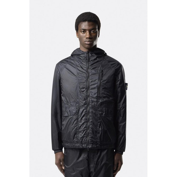STONE ISLAND Cordura Light Ripstop Hooded Jacket Men Black