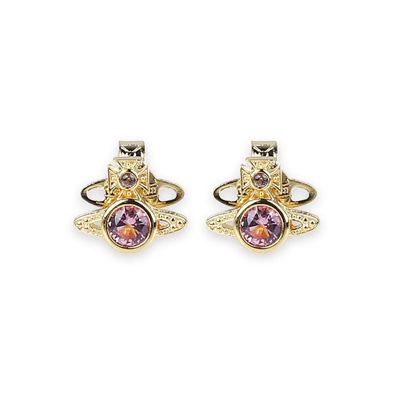 Vivienne Westwood London Orb Brass Earrings Gold 62010220 02R456 R456