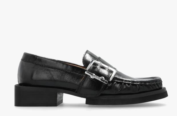 GANNI Feminine Buckle Loafers s2534