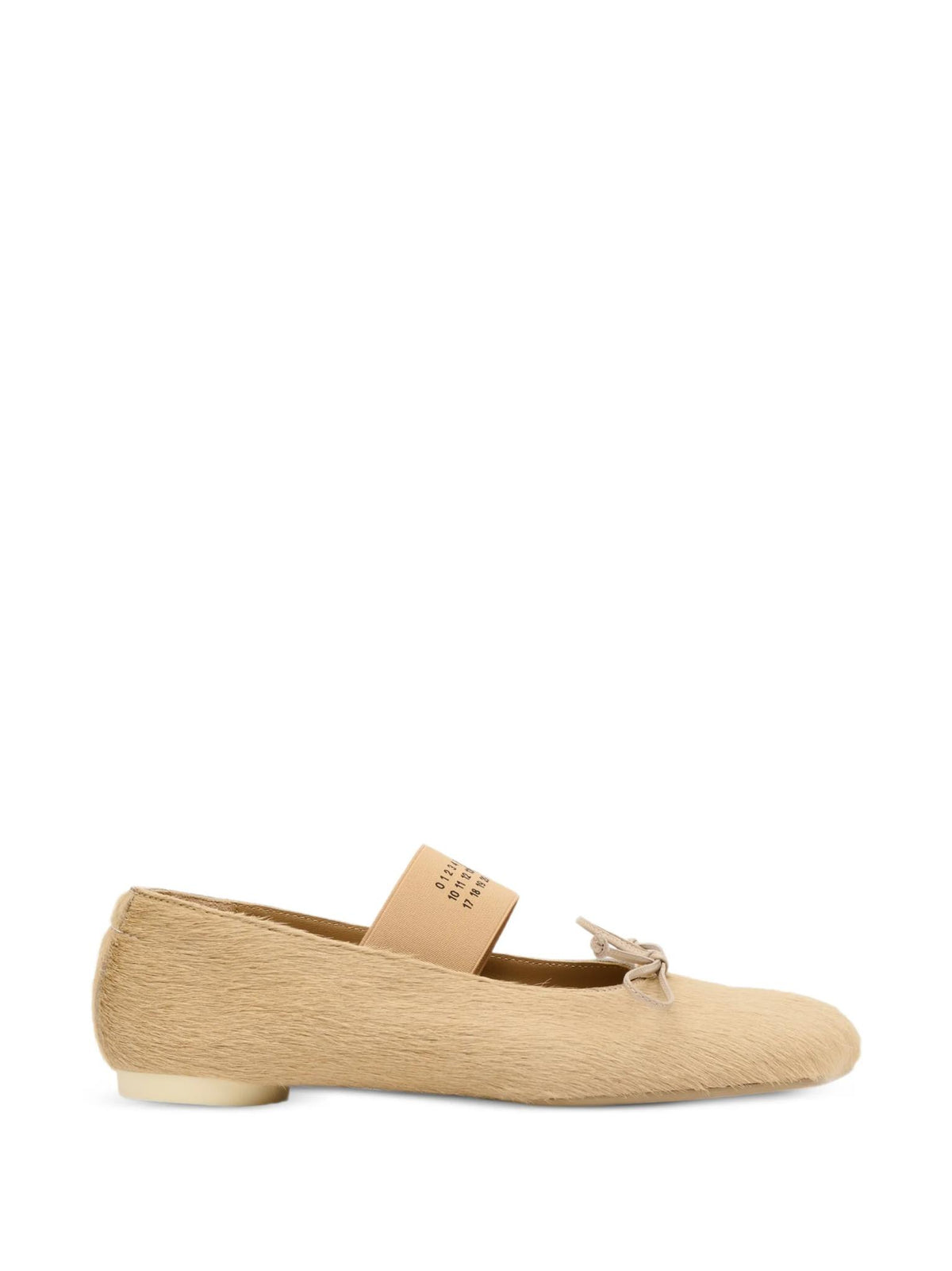 Maison Margiela Black Leather Ballet Flats