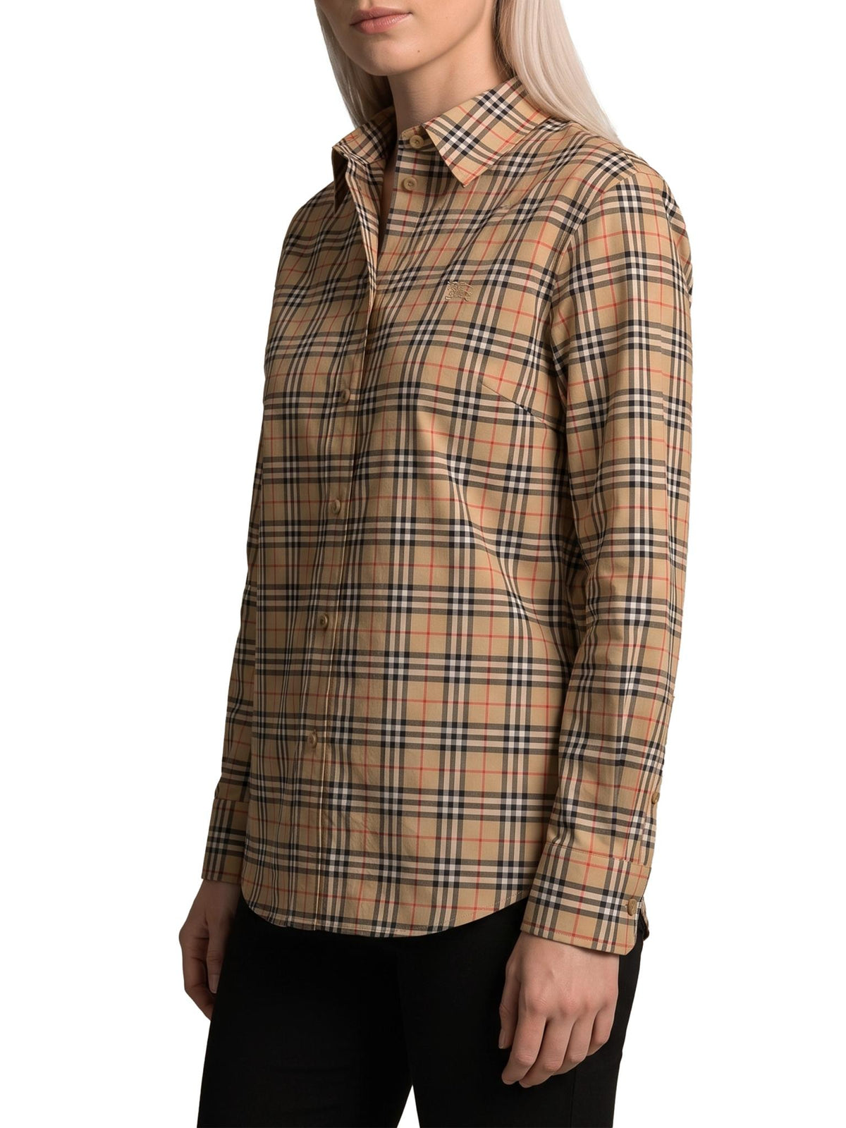 BURBERRY Long Sleeve Button-Up Shirt FW26 B9368
