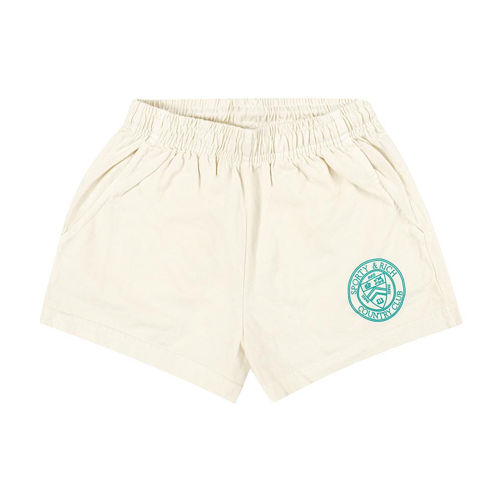 SPORTY&RICH Women’s Cotton Sweat Shorts SH020 S416 CC