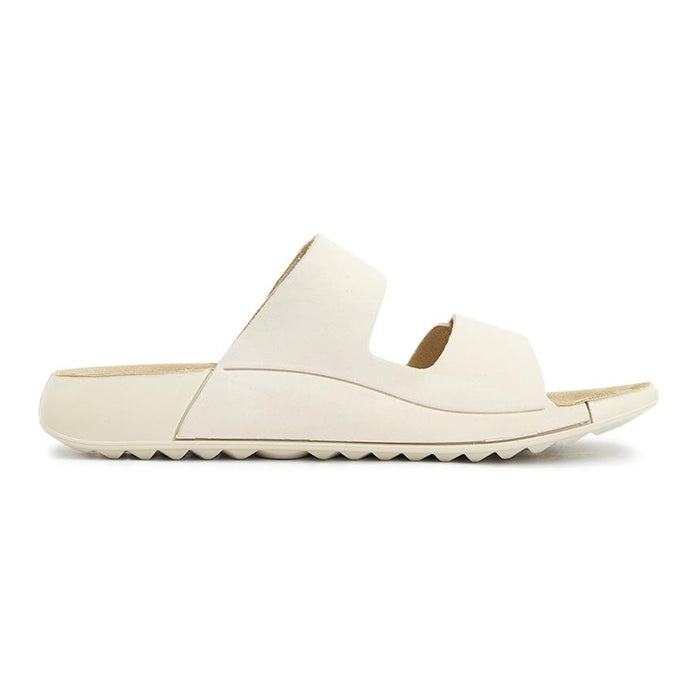 ecco Cosmo Women’s Leather Slide Sandals Slippers Gray
