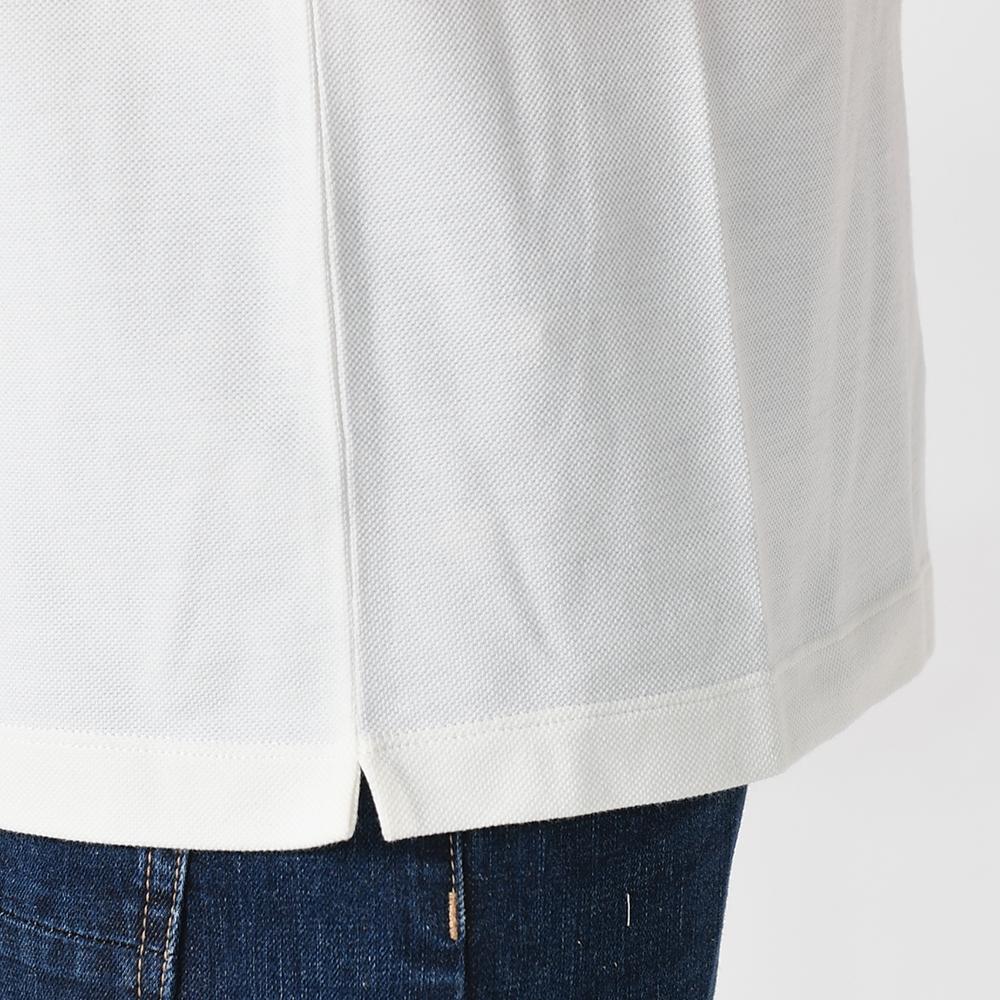 Emporio Armani Ivory Cotton Short Sleeve Polo Shirt Men’s